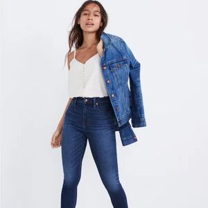 Madewell High Rise Jeans in Dark Blue